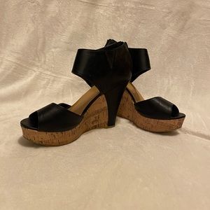 Wedges black/Cork SZ 7.5